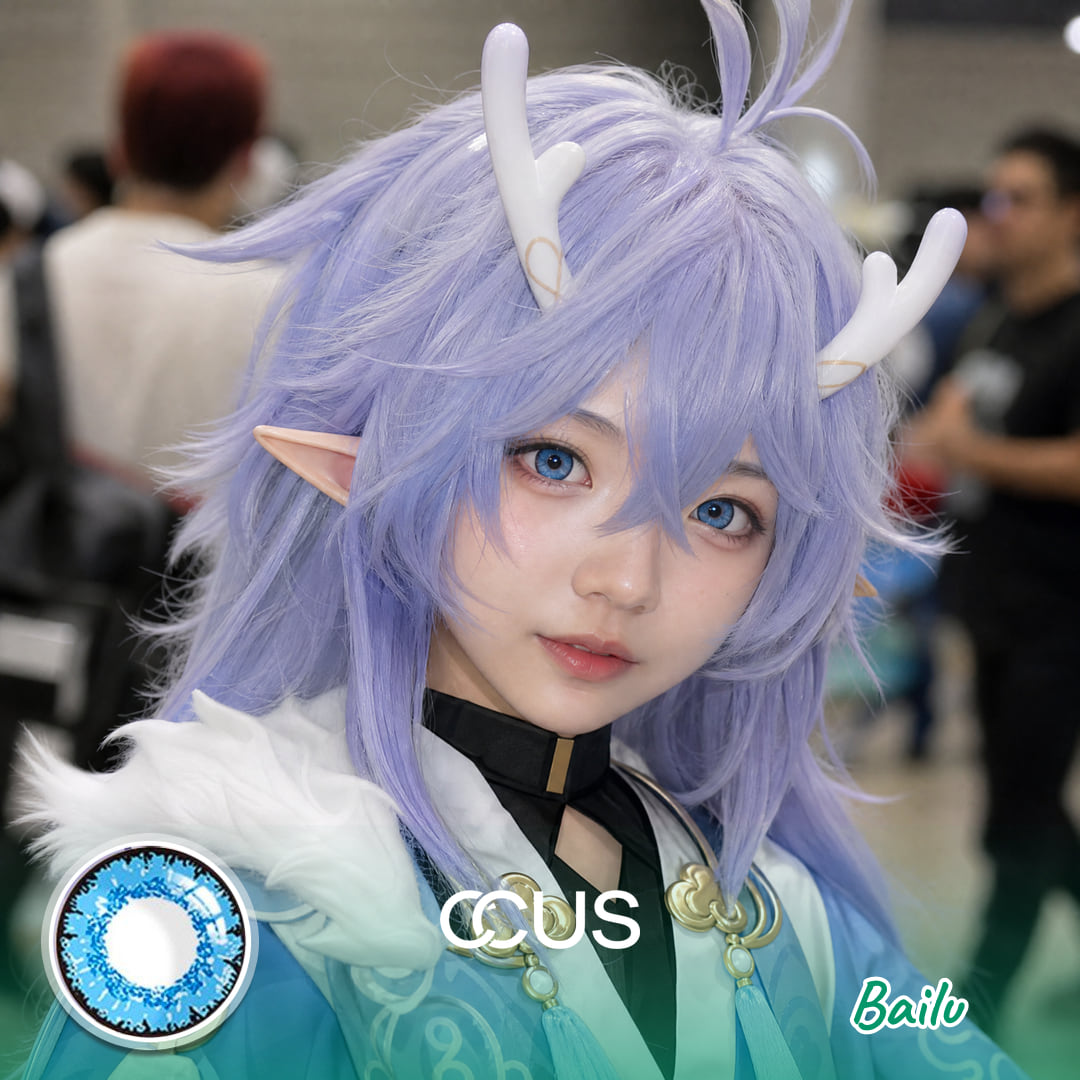 Hsr : Bailu Cosplay Contacts - Ccus Eyewear · Premium Colored Contacts Hsr : Bailu Cosplay Contacts