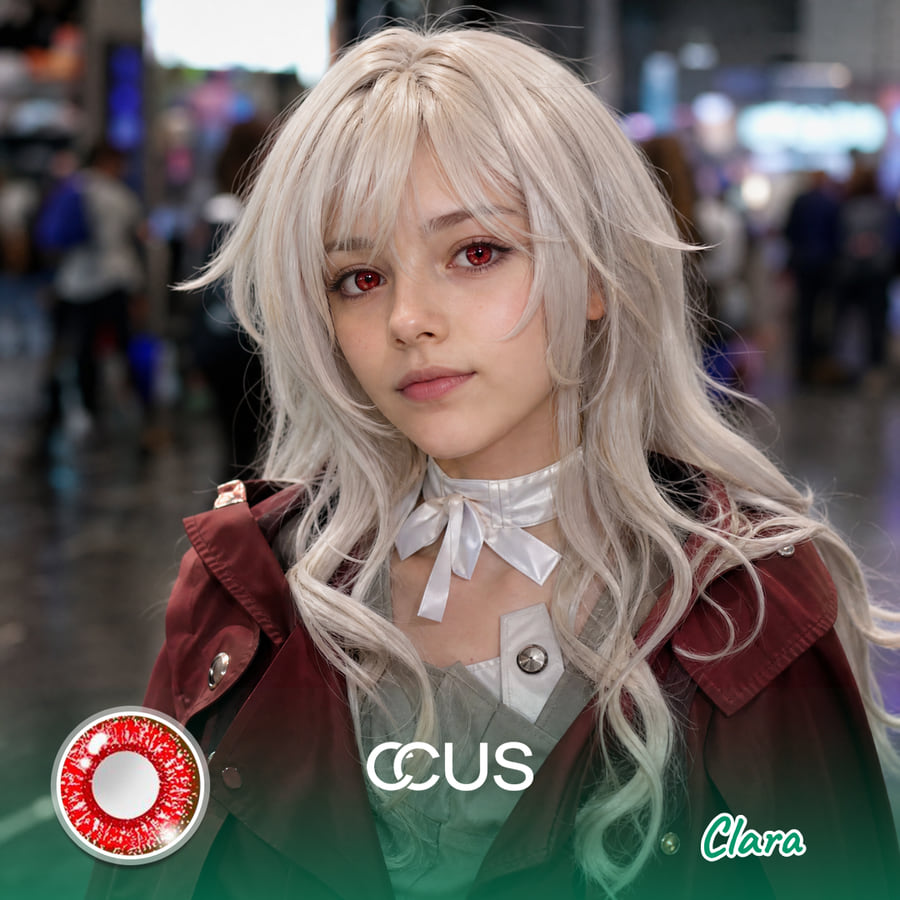 Hsr : Clara Cosplay Contacts - Ccus Eyewear · Premium Colored Contacts Hsr : Clara Cosplay Contacts