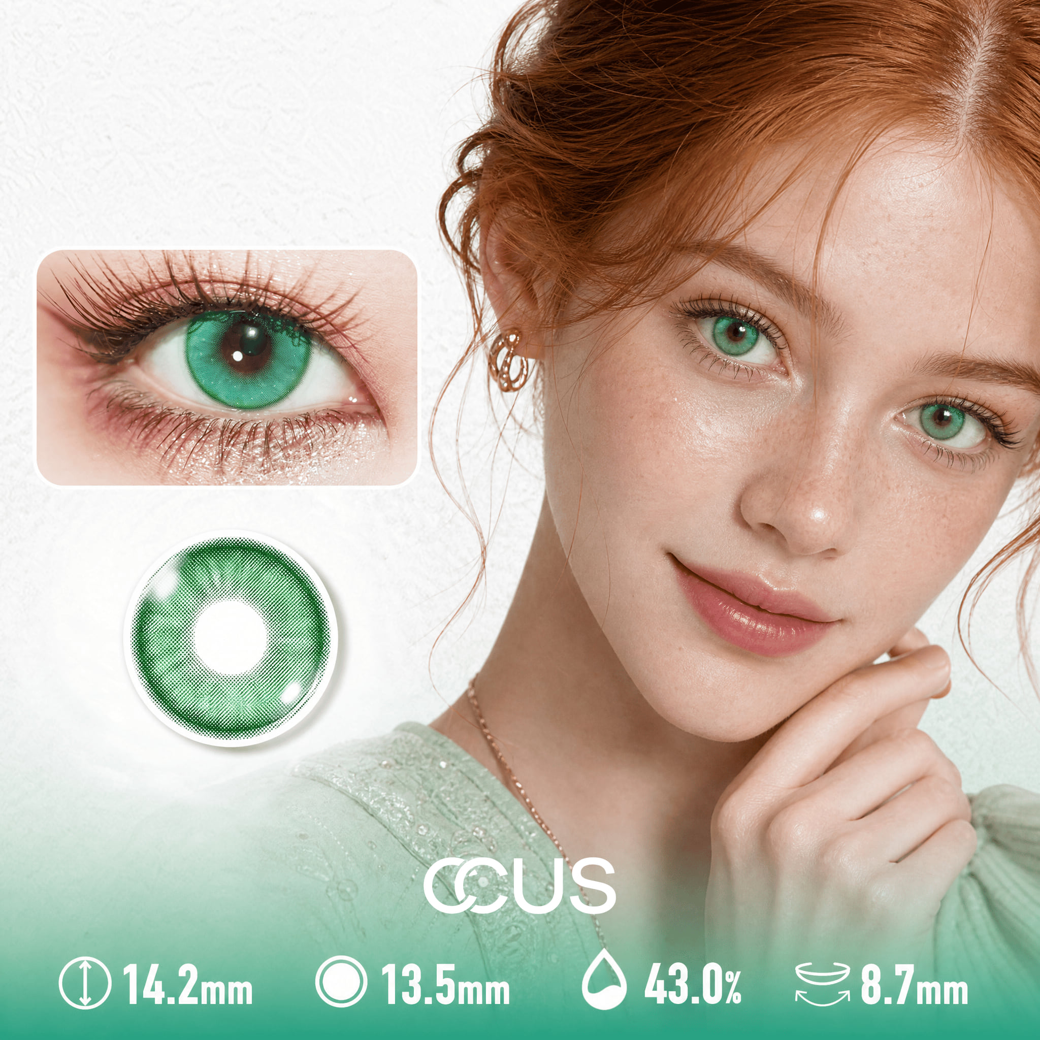 Breeze Bruges Green Contact Lenses