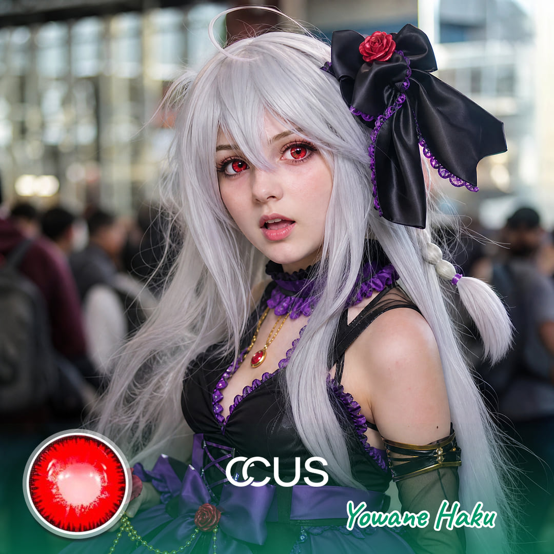 Vocaloid: Yowane Haku Cosplay Contact Lenses - Ccus Eyewear · Premium Colored Contacts Yowane Haku Cosplay Contact Lenses