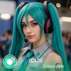 Vocaloid: Hatsune Miku Cosplay Contact Lenses - Ccus Eyewear · Premium Colored Contacts Hatsune Miku Cosplay Contact Lenses