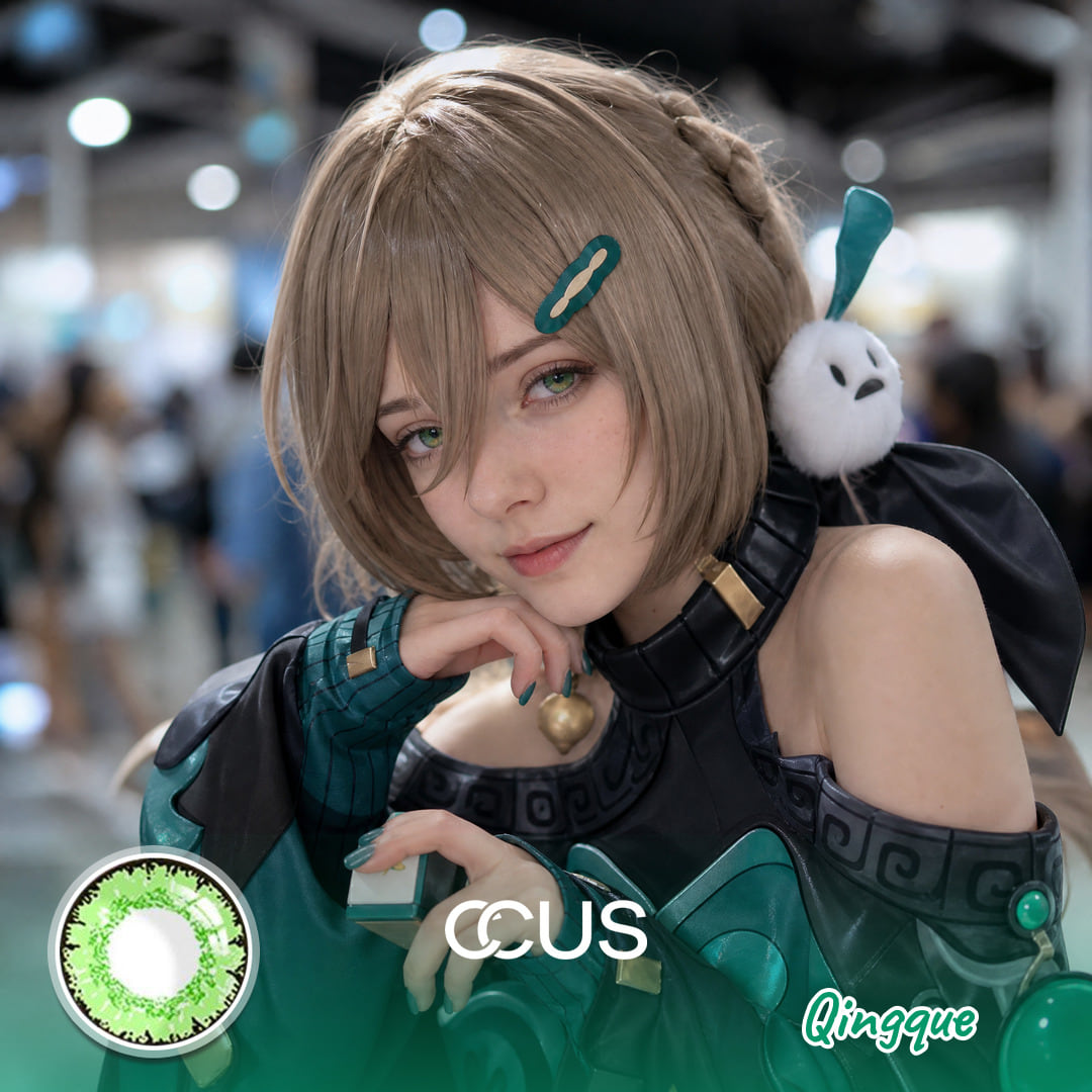 Hsr : Qingque Cosplay Contacts