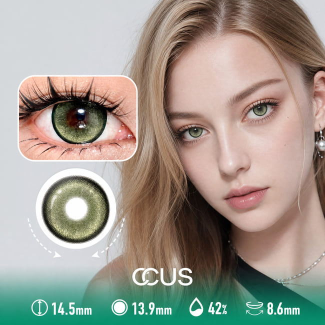 Tidepool Moss Sea Green Contact Lenses