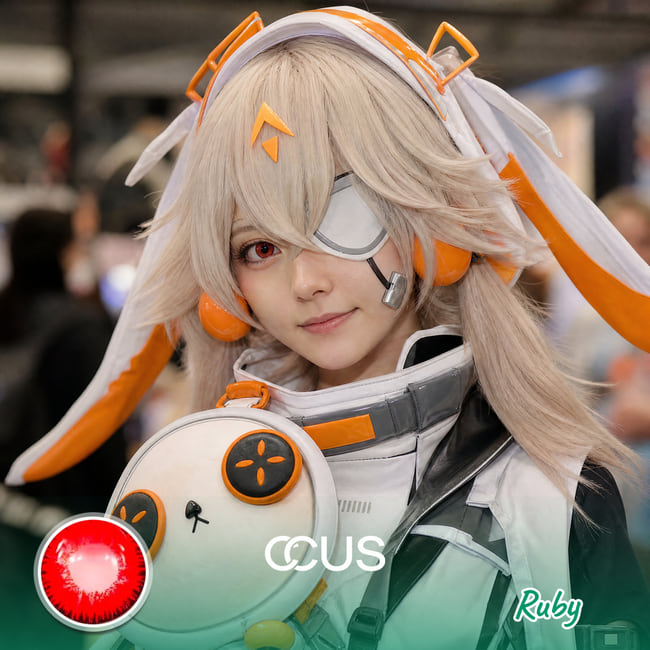Ruby Cosplay Contact Lenses | CCUS Eyewear