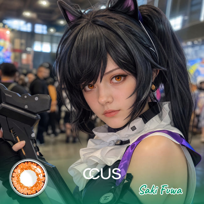 Saki Fuwa Cosplay Contact Lenses | CCUS Eyewear