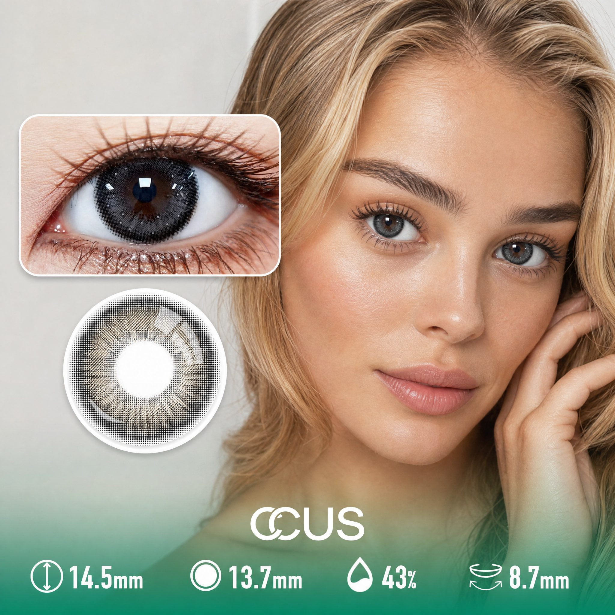 Prague Eclipse Grey Contact Lenses - Ccus Eyewear · Premium Colored Contacts Prague Eclipse Grey Contact Lenses
