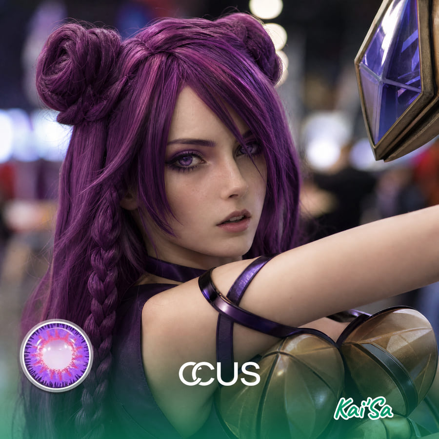 Kai'Sa Cosplay Contact Lenses - Ccus Eyewear · Premium Colored Contacts Kai'Sa Cosplay Contact Lenses | Ccus Eyewear