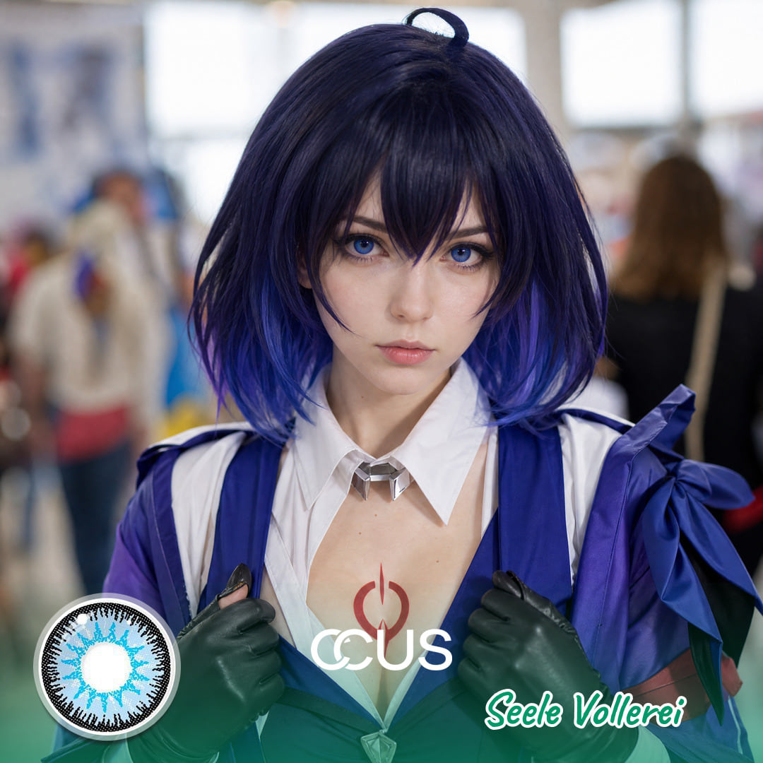 Hi3Rd: Seele Vollerei Cosplay Blue Contact Lenses - Ccus Eyewear · Premium Colored Contacts Hi3Rd: Seele Vollerei Cosplay Blue Contact Lenses