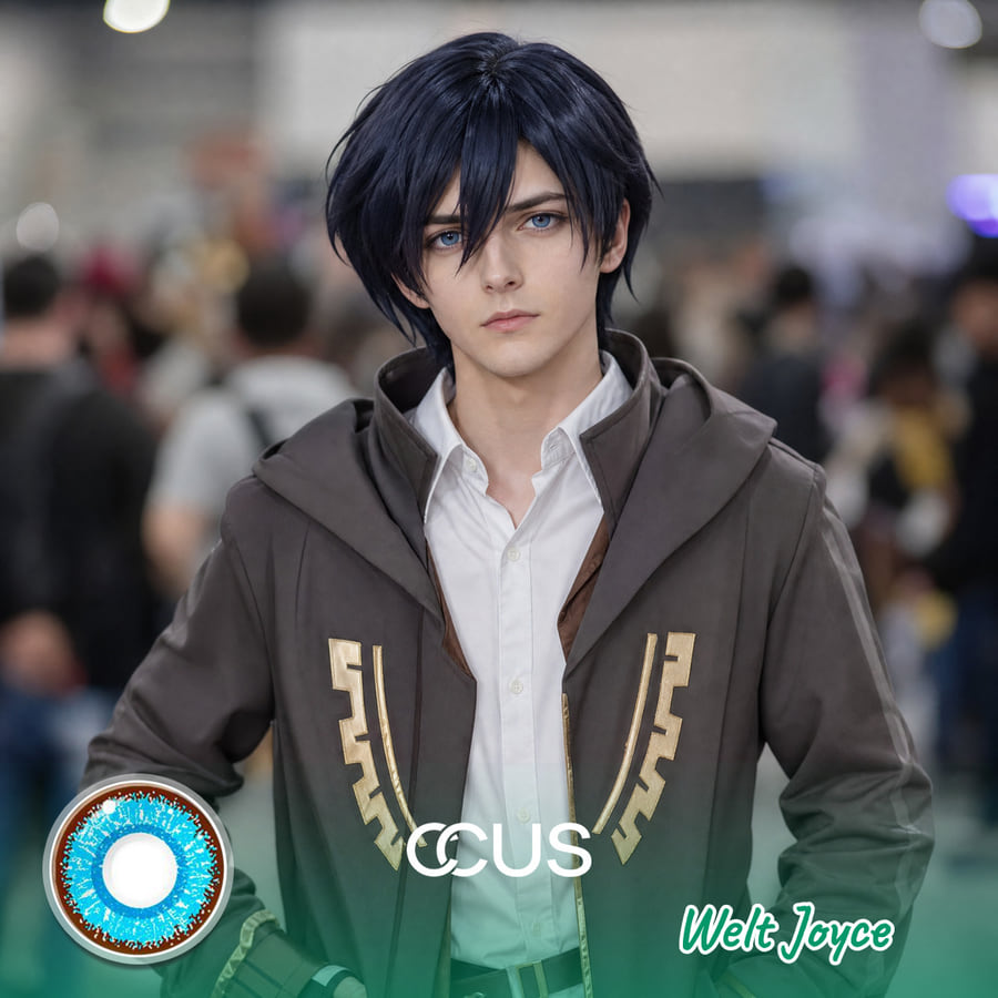 Hi3Rd: Welt Joyce Cosplay Blue Contact Lenses