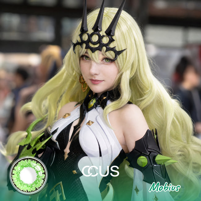 HI3rd: Mobius Cosplay Green Contact Lenses