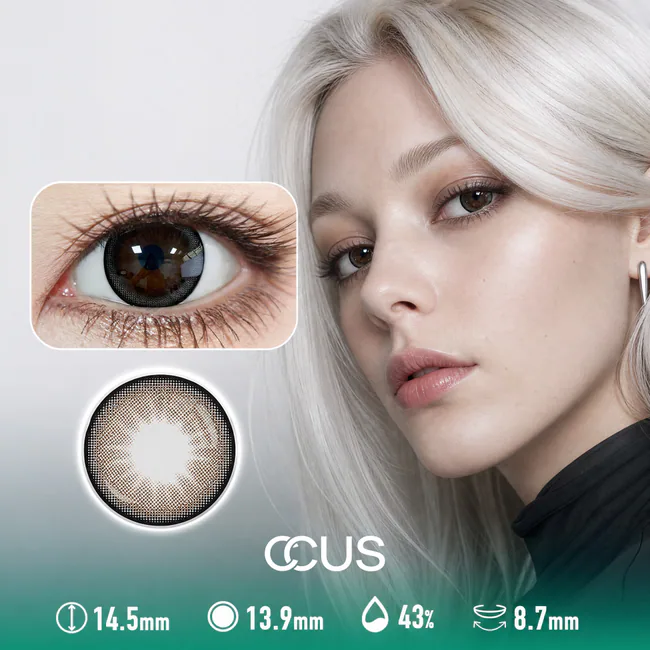 Florence Moon Raven Black Contact Lenses