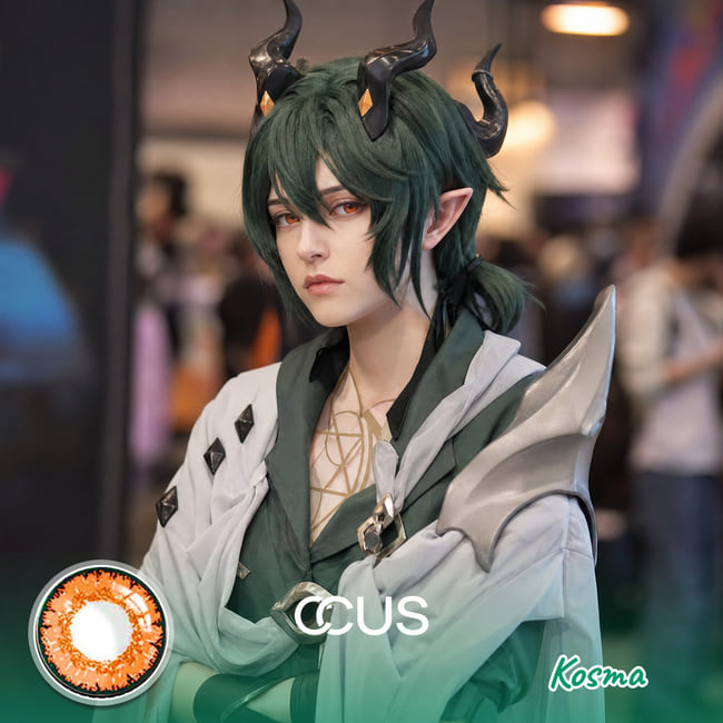 HI3rd: Kosma Cosplay Orange Contact Lenses