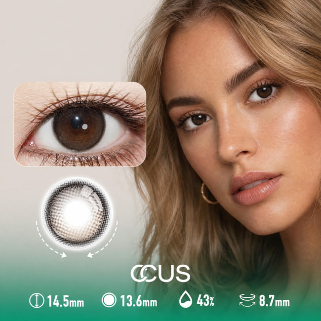 Blossom Autumn Cocoa Brown Contact Lenses