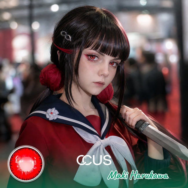 Maki Harukawa Cosplay Contacts | CCUS Eyewear
