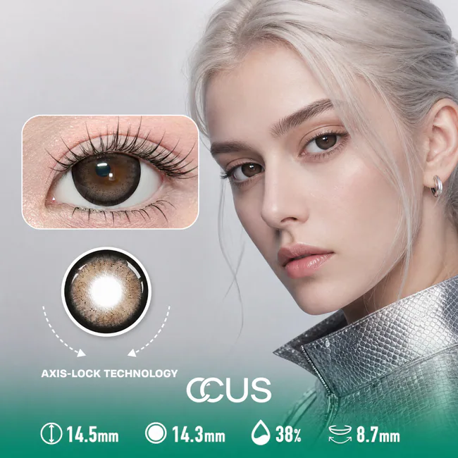 Bruges Crystal Cocoa Brown Contact Lenses