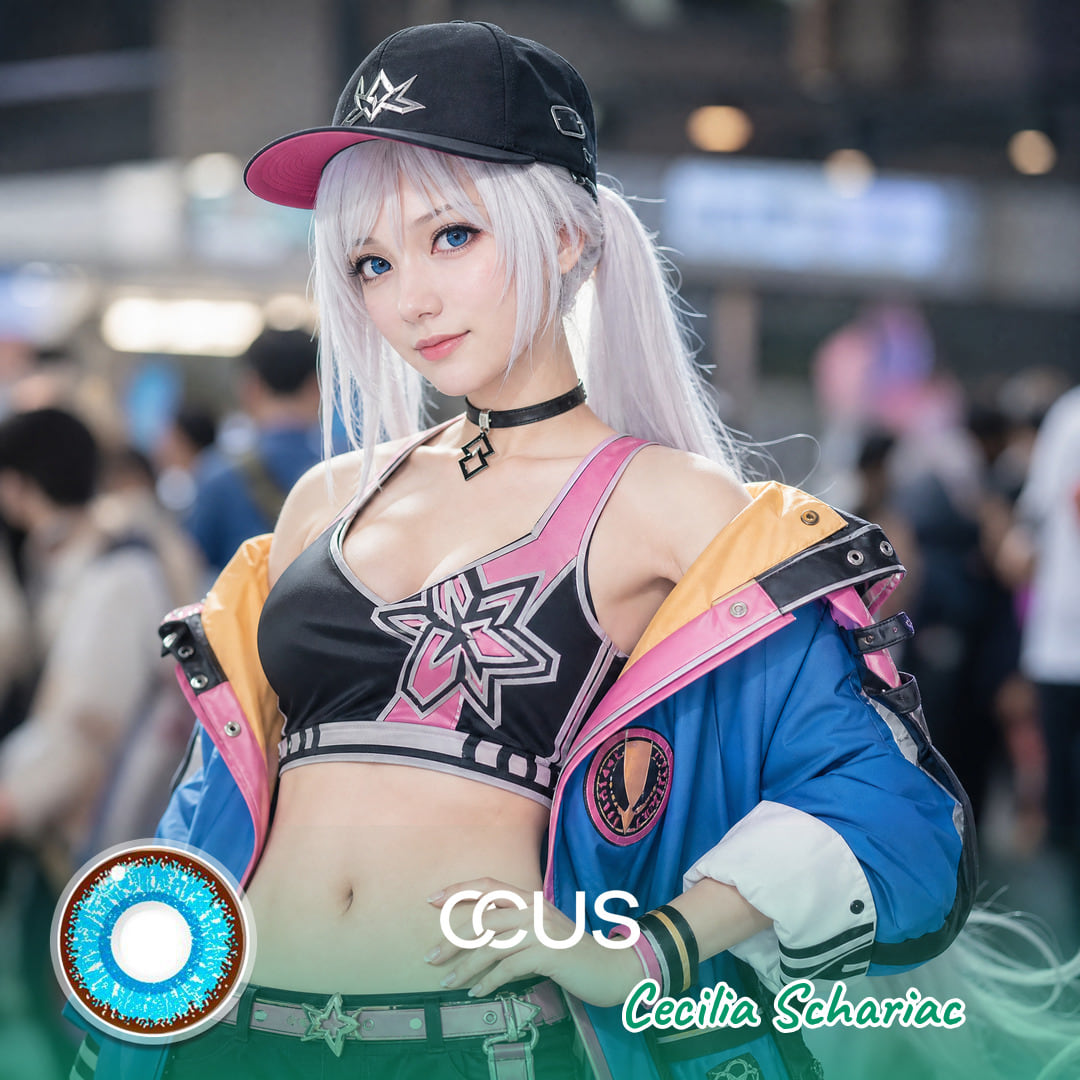 Hg2 : Cecilia Schariac Cosplay Blue Contact Lenses - Ccus Eyewear · Premium Colored Contacts Houkai Gakuen 2 : Cecilia Schariac Cosplay Blue Contact Lenses