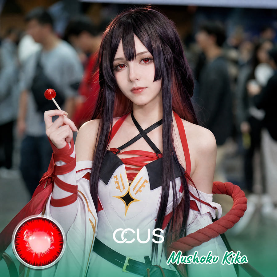 Houkai Gakuen 2 : Mushoku Kika Cosplay Red Contact Lenses