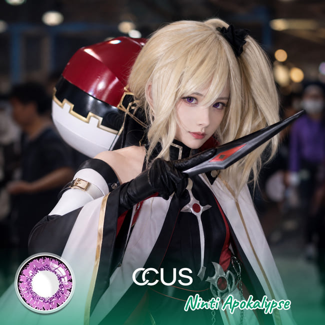 Houkai Gakuen 2 : Ninti Apokalypse Cosplay Purple Contact Lenses