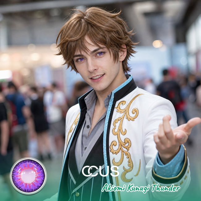 Akiomi Kunugi Thunder Cosplay Contact Lenses | CCUS Eyewear