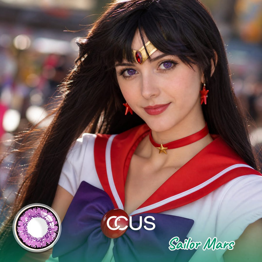 Sailor Mars Cosplay Contact Lenses - Ccus Eyewear · Premium Colored Contacts Sailor Mars Cosplay Contact Lenses | Ccus Eyewear