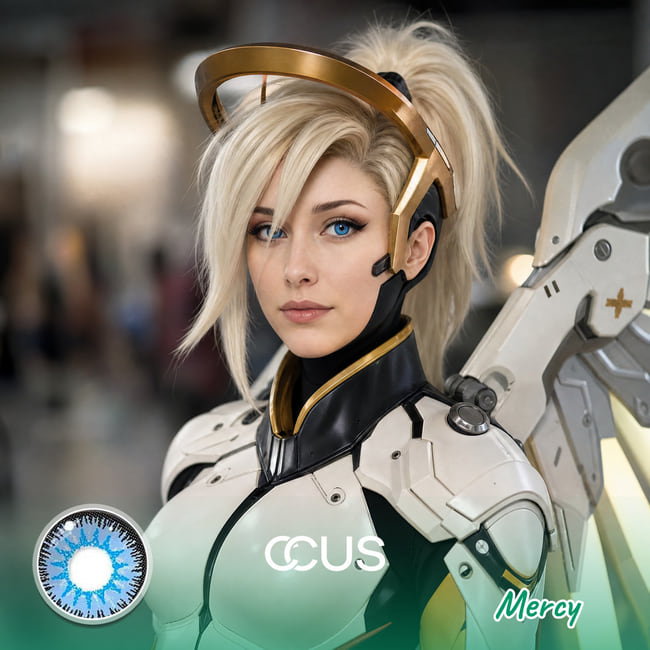 Mercy Cosplay Contacts | CCUS Eyewear