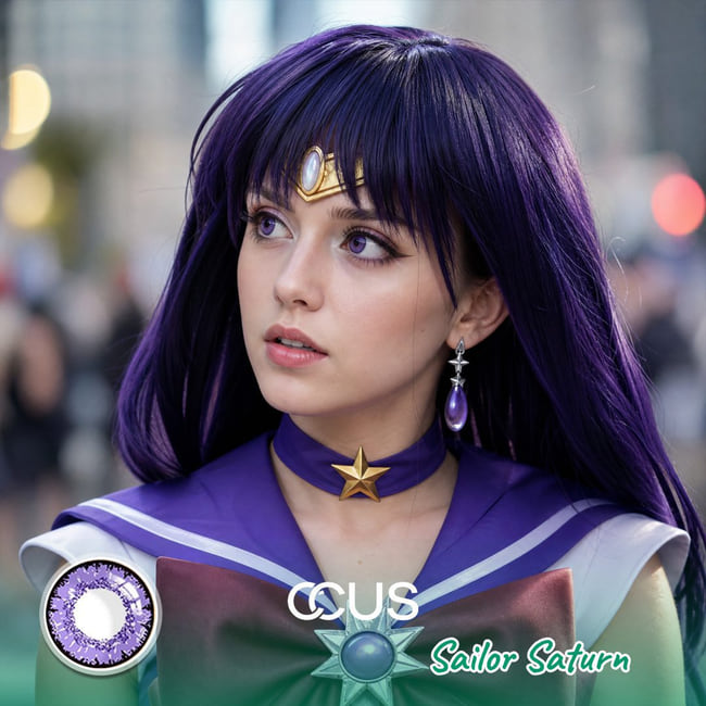 Sailor Saturn Cosplay Contact Lenses | CCUS Eyewear