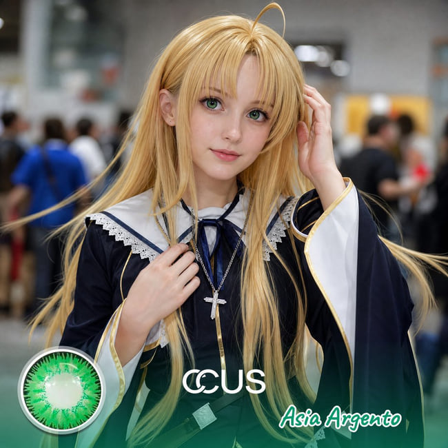 Asia Argento Cosplay Green Contact Lenses | CCUS Eyewear