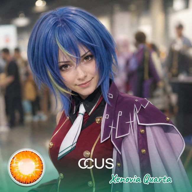 Xenovia Quarta Cosplay Brown Contact Lenses | CCUS Eyewear
