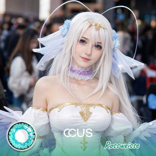 Rossweisse Cosplay Light Blue Contact Lenses | CCUS Eyewear