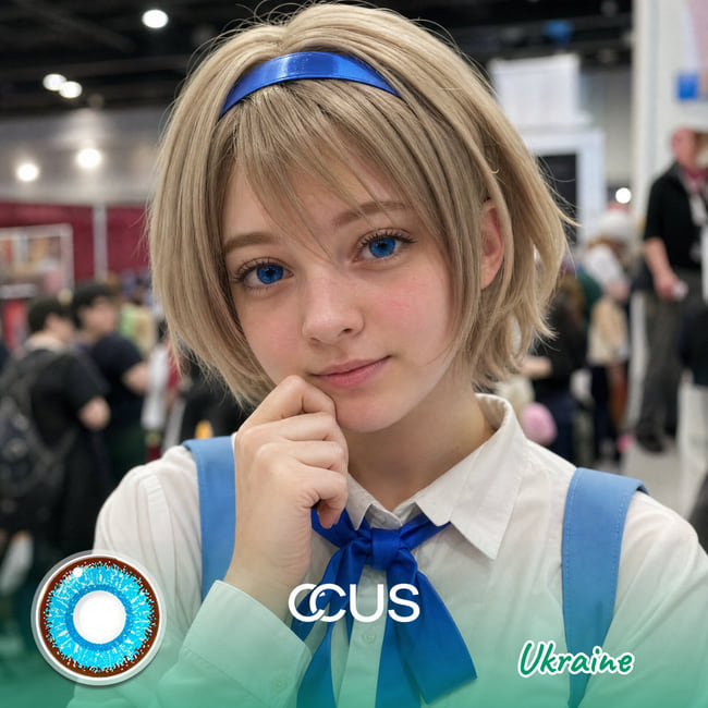 Ukraine Cosplay Contact Lenses | CCUS Eyewear