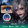 Blood Moon Halloween Blue Eclipse Horror Contact Lenses