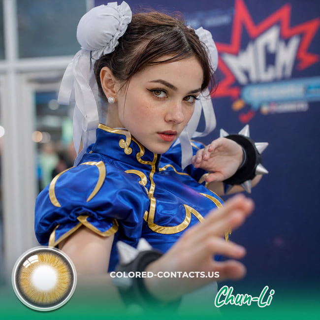 Chun-Li Cosplay Contact Lenses