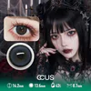 Dot Matrix Mesh Halloween Grey Gothic Cosplay Dark Contact Lenses