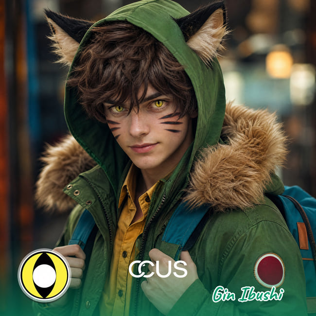 YTTD : Gin Ibushi Cosplay Contact Lenses | CCUS Eyewear