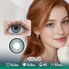 Halftone Halo Pixel Mesh Grey Cosplay Contact Lenses