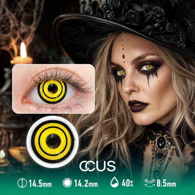Saffron Solstice Gold Contact Lenses