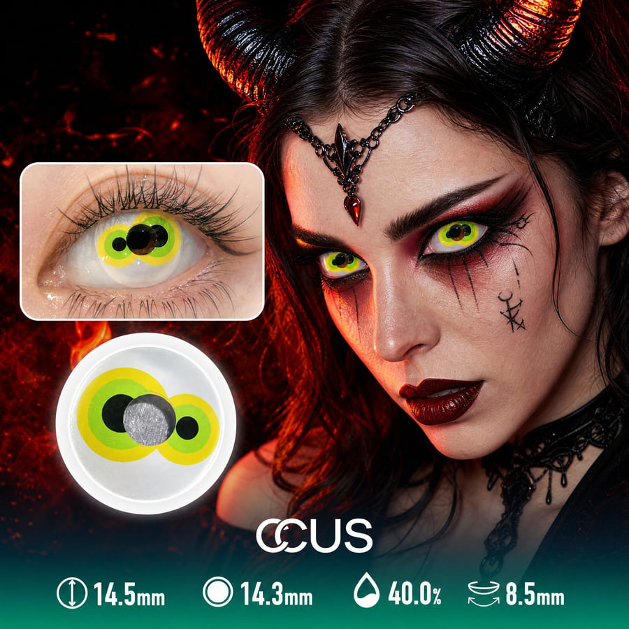Provence Halo Green Contact Lenses - Ccus Eyewear · Premium Colored Contacts Provence Halo Green Contact Lenses