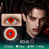 Lotus Dusk Ruby Red Contact Lenses