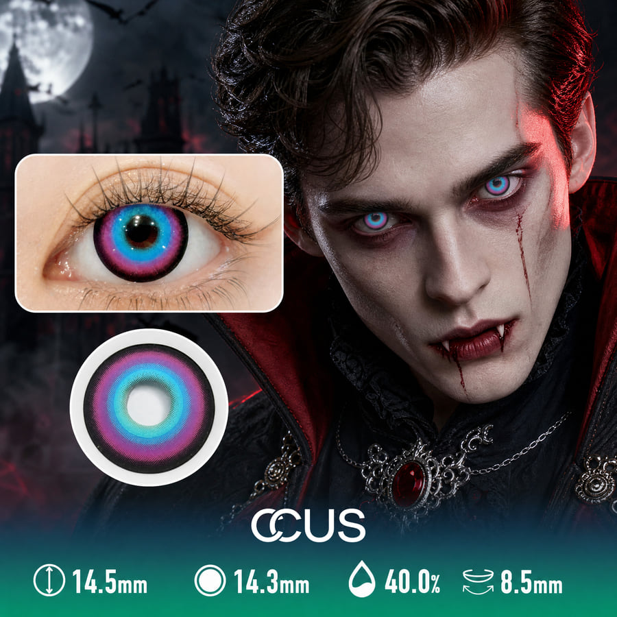 Moon Radiant Orchid Purple Contact Lenses