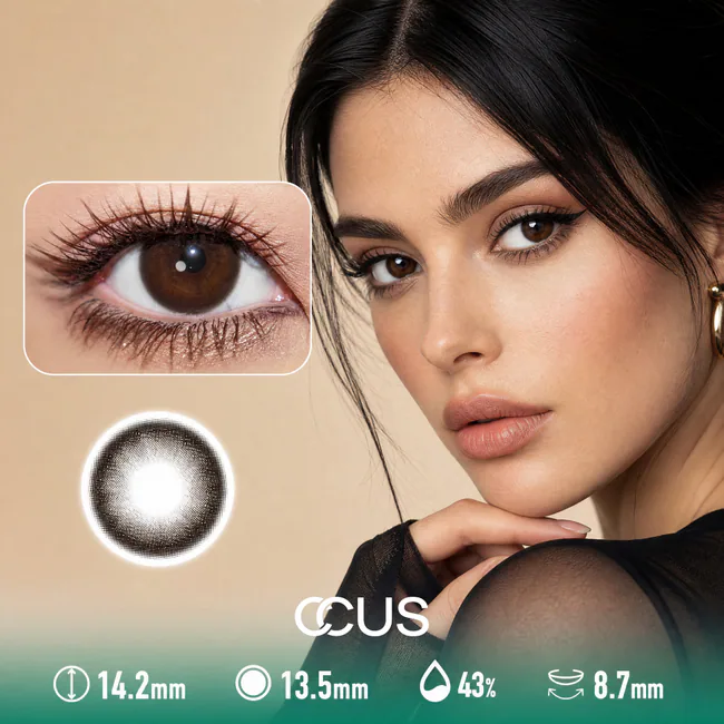 Velvet Petal Cocoa Brown Contact Lenses