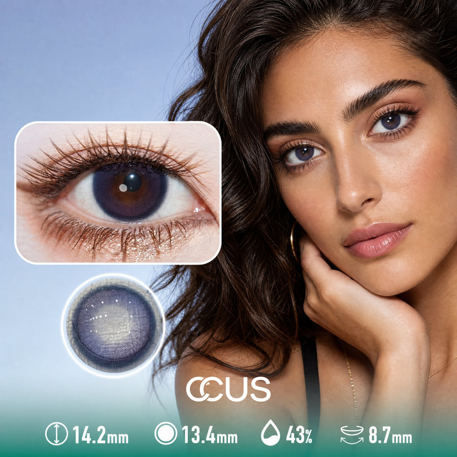 Prague Ink Purple Contact Lenses - Ccus Eyewear · Premium Colored Contacts Prague Ink Purple Contact Lenses
