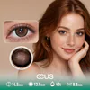Florence Truffle Brown Contact Lenses - Ccus Eyewear · Premium Colored Contacts Florence Truffle Brown Contact Lenses