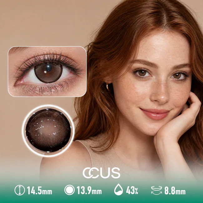 Florence Truffle Brown Contact Lenses