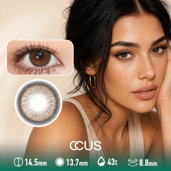 Moon Melt Chocolate Brown Contact Lenses
