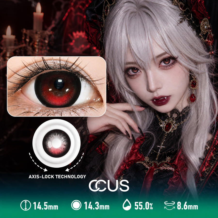 Red Brown Party Contact Lenses - Ccus Eyewear · Premium Colored Contacts Red Brown Party Contact Lenses