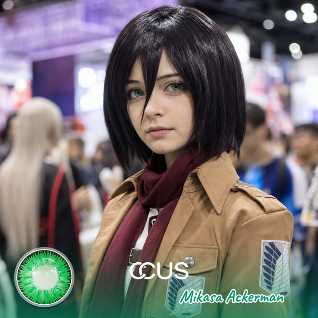 Attack on Titan: Mikasa Cosplay Contact Lenses | CCUS Eyewear