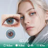 Satin Snow Blue Contact Lenses - Ccus Eyewear · Premium Colored Contacts Satin Snow Blue Contact Lenses