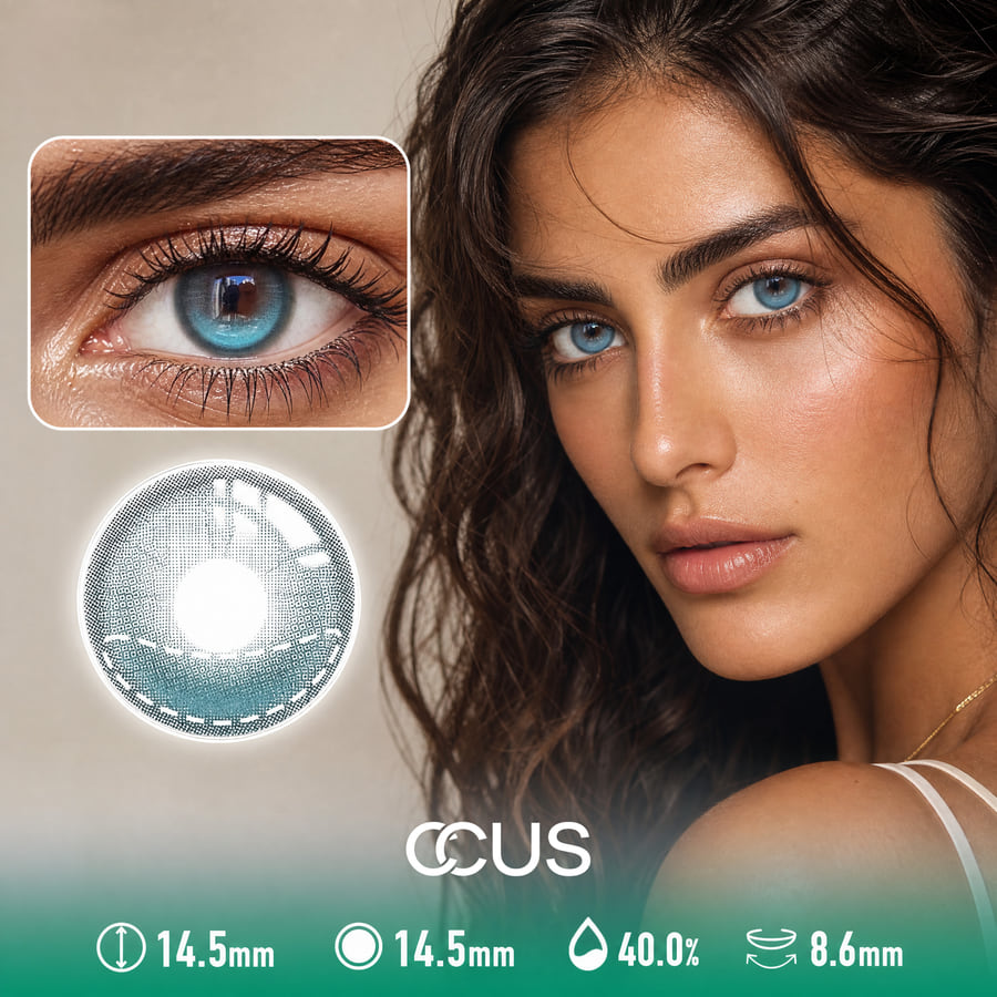 Jasmine Summer Sky Blue Contact Lenses - Ccus Eyewear · Premium Colored Contacts Jasmine Summer Sky Blue Contact Lenses