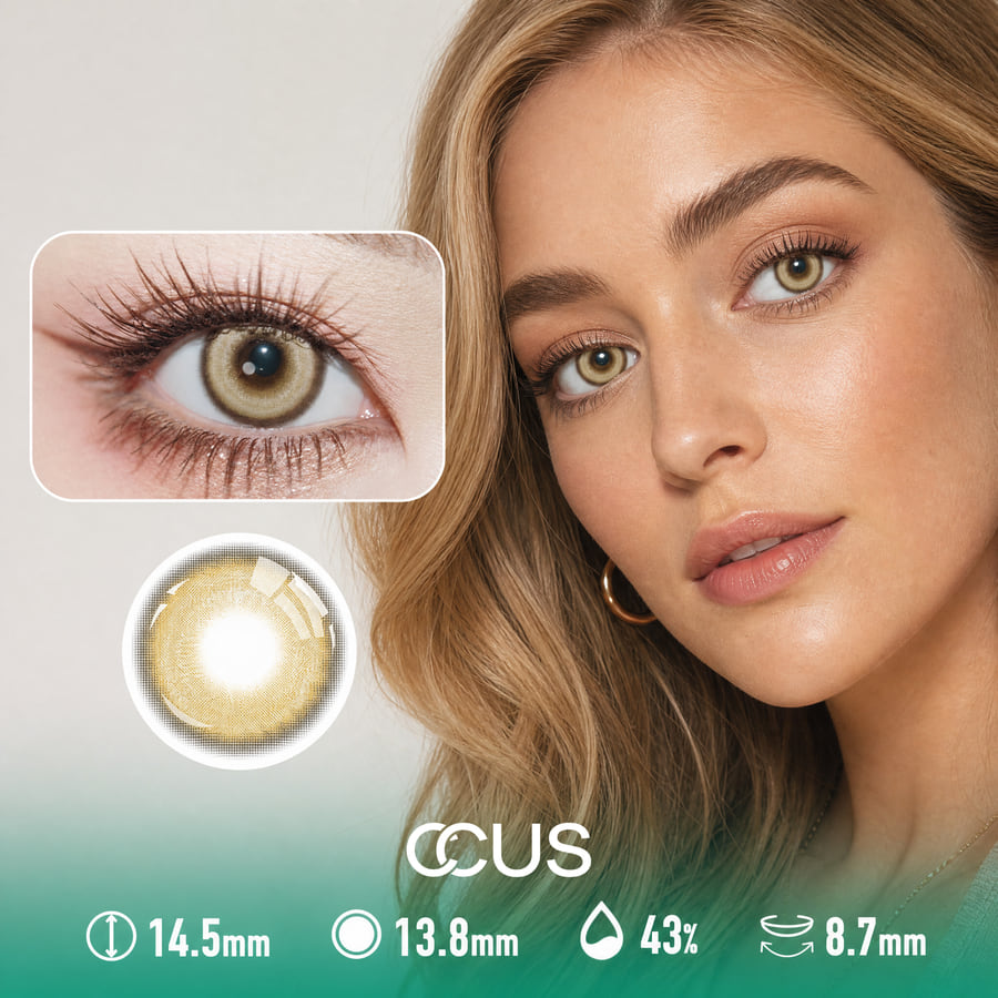 Amalfi Summer Amber Brown Contact Lenses - Ccus Eyewear · Premium Colored Contacts Amalfi Summer Amber Brown Contact Lenses