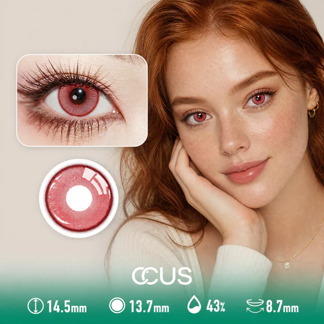 Venice Dawn Red Contact Lenses